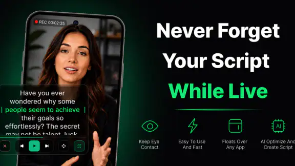 Floating Teleprompter for Live screenshot