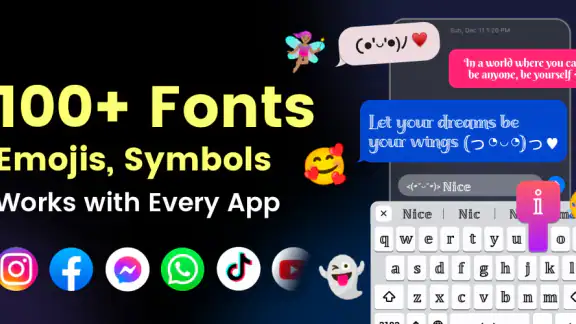Fonts Keyboard Themes & Emoji screenshot