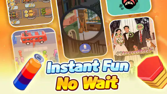 FunZap: Instant Fun, No Wait screenshot