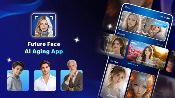 Future Face: AI Aging App screenshot