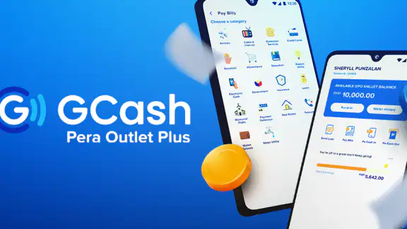 GCash Pera Outlet Plus screenshot