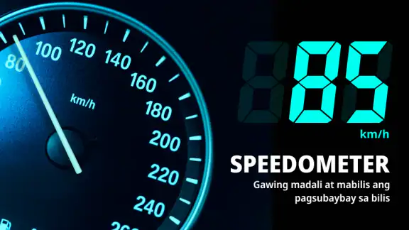 GPS bilis pagsubok at odometer screenshot