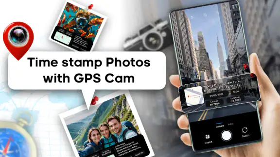 GPS Camera Map & Geotag Photos screenshot
