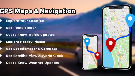 GPS Map Voice Navigation Route screenshot