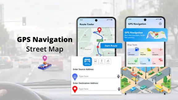 GPS Navigation-Street View Map screenshot
