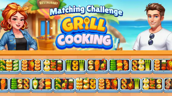 Grill Cooking: Sort Challenge screenshot
