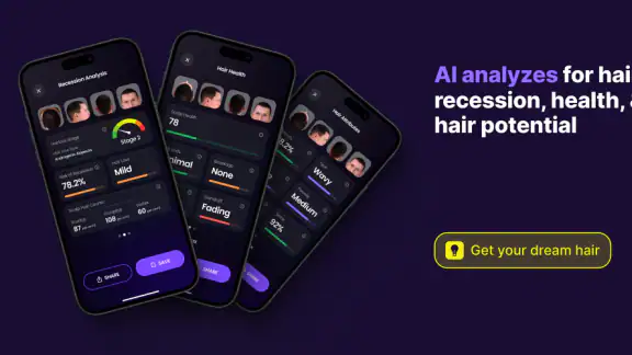 HairSnap Hair & Style Analysis screenshot