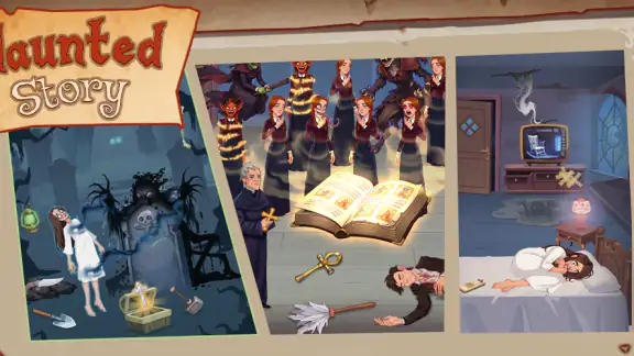 Haunted Story: Horror Puzzle screenshot