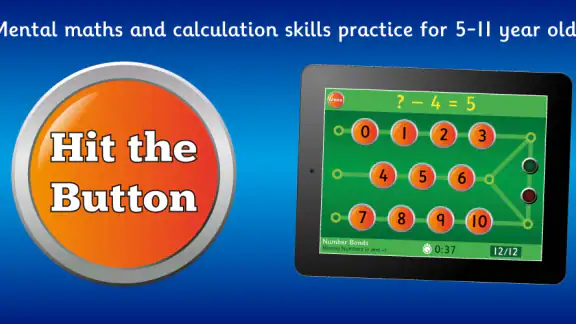 Hit the Button Maths screenshot