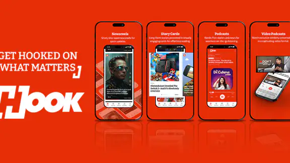 Hook: News, Reels & Podcasts screenshot