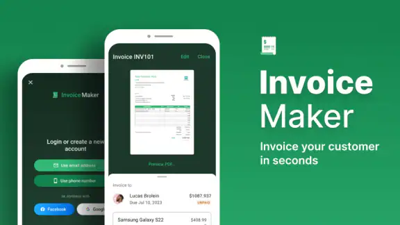 Invoice & Receipt Maker screenshot