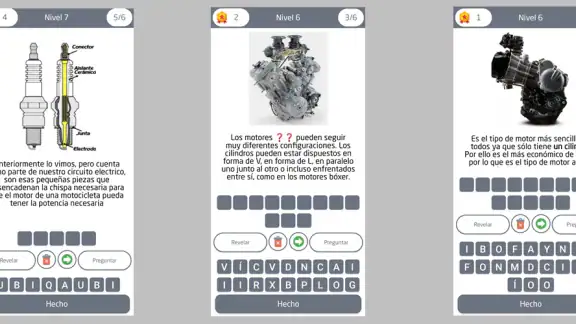 Juego de mecánica de motos screenshot