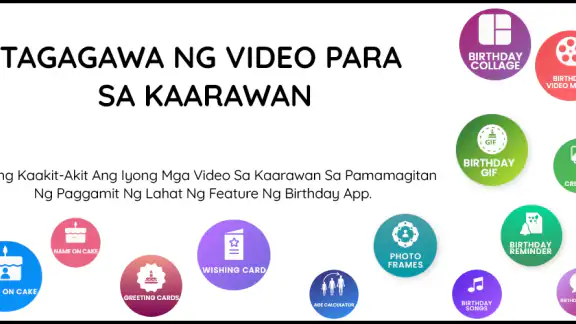 kaarawan tagagawa ng bidyo screenshot