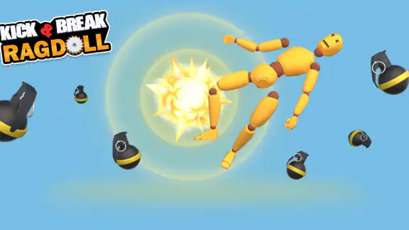 Kick & Break The Ragdoll Games screenshot