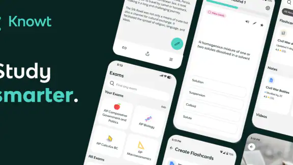 Knowt: AI Flashcards & Notes screenshot