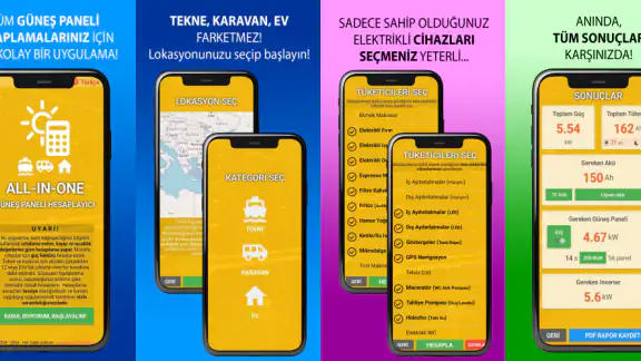 Kolay Güneş Paneli Hesaplayıcı screenshot