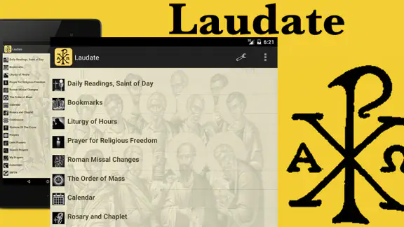 Laudate screenshot