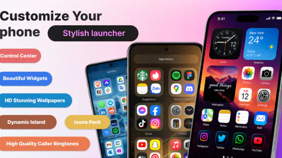 Launcher for iPhone 14 Pro Max screenshot