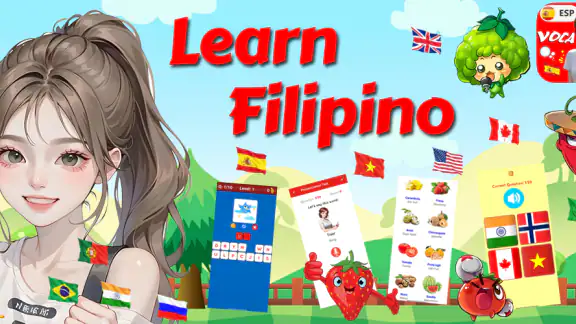 Learn Filipino Tagalog Offline screenshot