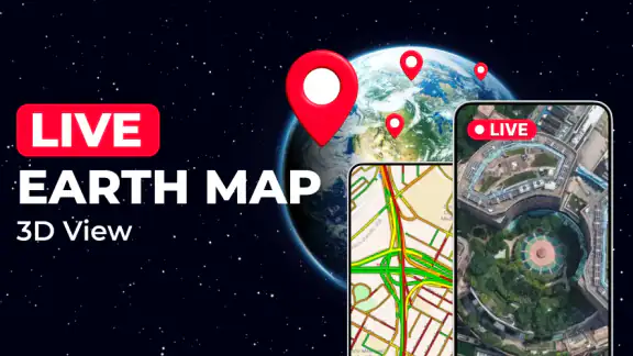Live Earth Map: 3D View screenshot