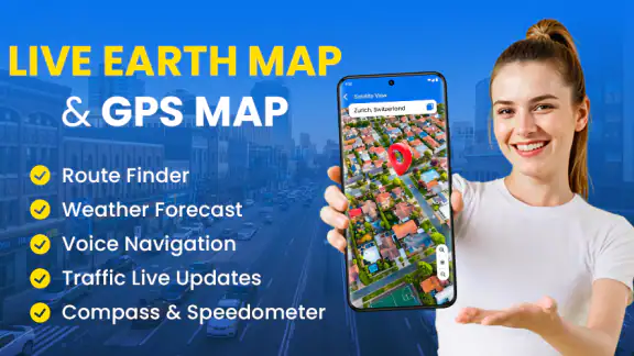 Live Earth Map & GPS Map screenshot