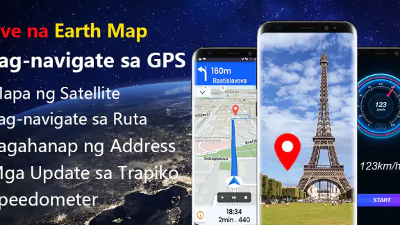 live earth map gps navigation screenshot