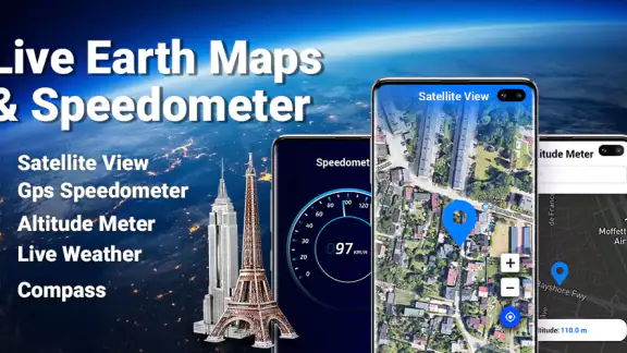 Live Earth Map Satellite View screenshot