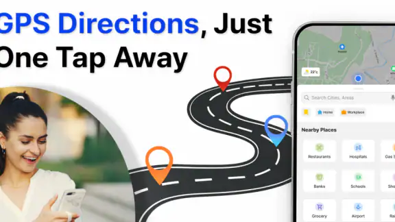 Live Gps Voice Navigation App screenshot