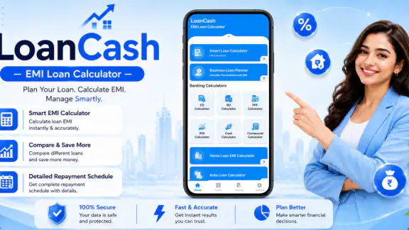 LoanCash - EMI Loan Calculator screenshot