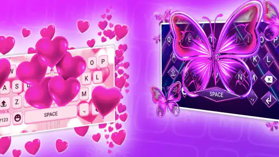 Love keyboard themes screenshot