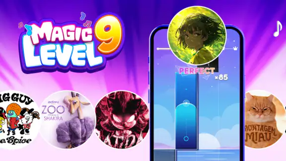 Magic Level 9 Music Piano Game screenshot
