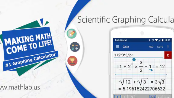 Makaagham Graphing Calculator screenshot