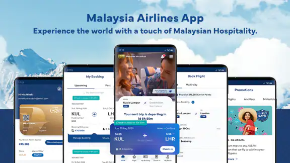 Malaysia Airlines screenshot