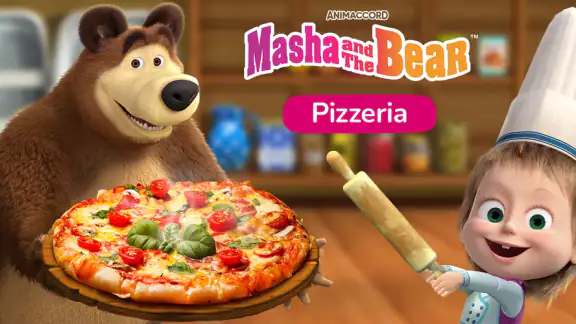 Masha and the Bear Pizza Maker screenshot