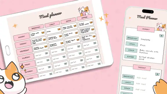 Meal Planner - Weekly Plan screenshot