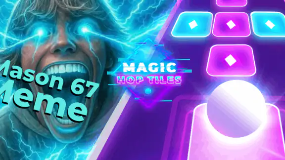Meme Mason 67 Tiles Music Hop screenshot