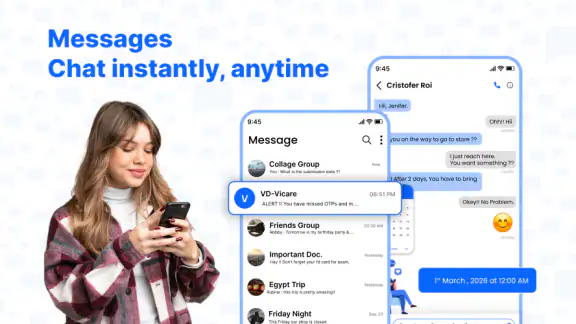 Messenger: SMS Home Launcher screenshot