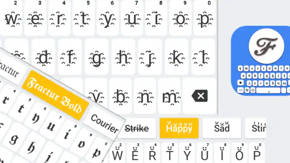 Mga Font Keyboard -Mga Font Aa screenshot