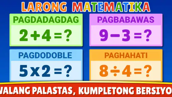Mga Laro sa Matematika Bata screenshot