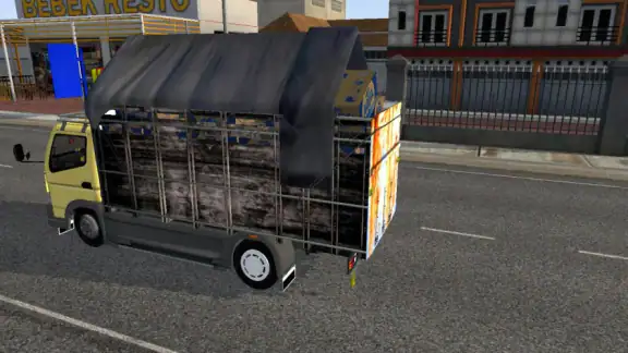 MOD Bussid Truck Basuri screenshot
