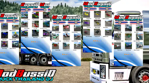 Mod Bussid Truck Thailand DJ screenshot