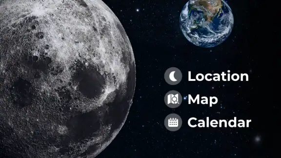Moon Locator - Lunar Calendar screenshot