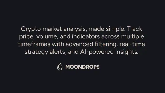 Moondrops AI Crypto Screener screenshot