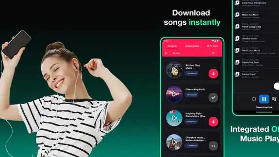 MP3 Offline Music Downloader screenshot