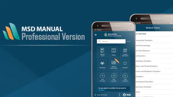 MSD Manual Professional screenshot