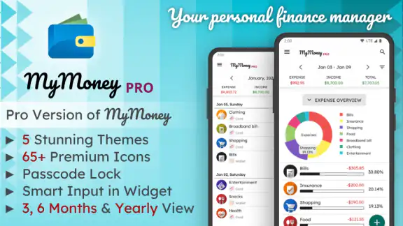 MyMoney Pro - Expense & Budget screenshot