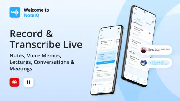 NoteIQ: Transcribe Voice Notes screenshot