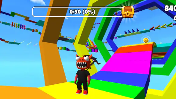 Obby Parkour: Runner Game screenshot