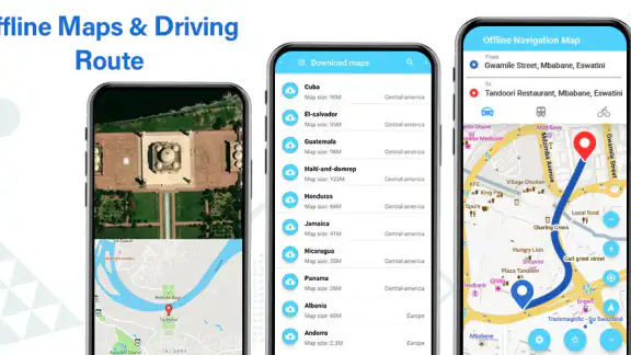 offline mapa: GPS nabigasyon screenshot