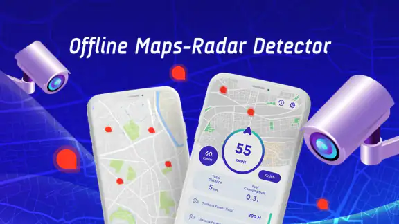 Offline Maps, GPS, Speedometer screenshot